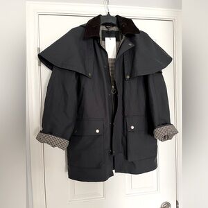 NWT Zara barn jacket with removable hood